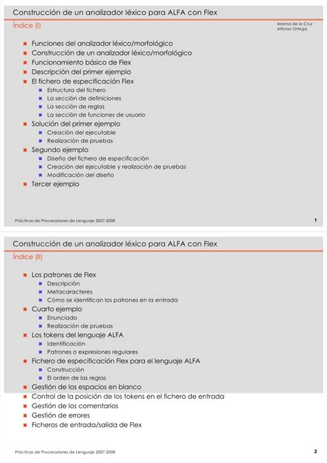 Pdf De Programaci N Construcci N De Un Analizador L Xico Para Alfa