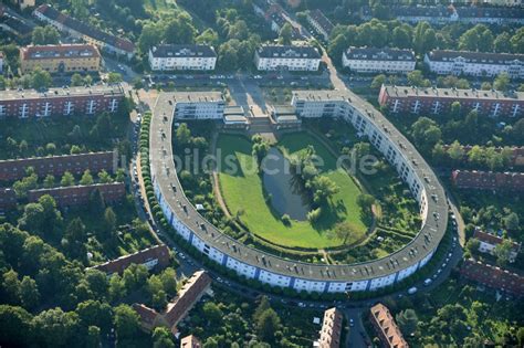 Luftbild Berlin Wohngebiet Der Mehrfamilienhaussiedlung