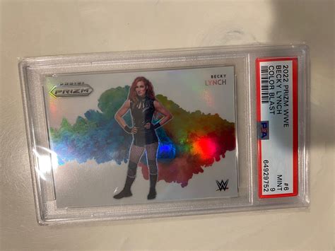 Becky Lynch Prizm Wwe Color Blast Ssp Psa Price Guide