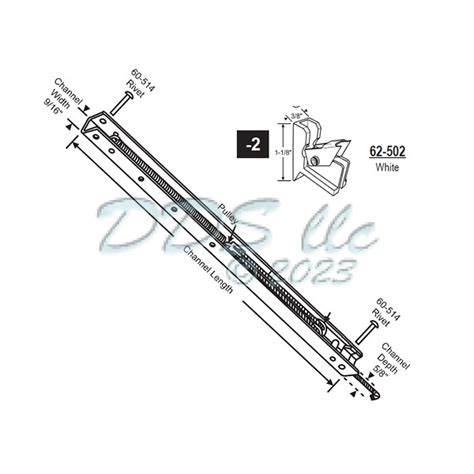 62 Series Tilt Window Balance 62 241 2 Window And Door Parts