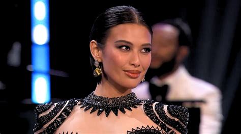 Michelle Dee Pairs Her Miss Universe Evening Gown With Statement Earrings