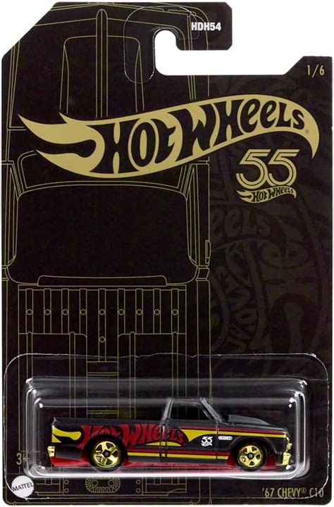 Hot Wheels Veh Culo Coleccionable Fundido A Presi N Edici N Aniversario Negro Y Dorado