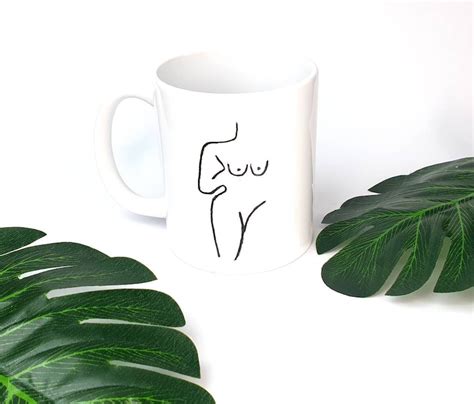 Big Boobs Coffee Mug Nude Woman Tea Cup Feminist Abstract Etsy Singapore