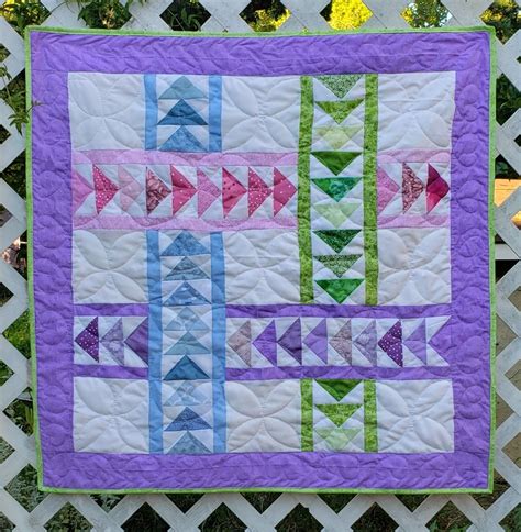 Flying Geese Baby Quilt Pattern Etsy Quilting Designs Patterns