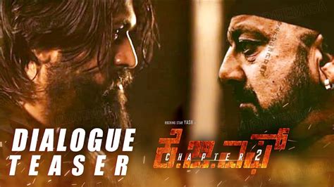 Kgf 2 Dialogue Teaser Release On Exclusive Rocking Star Yash Kgf