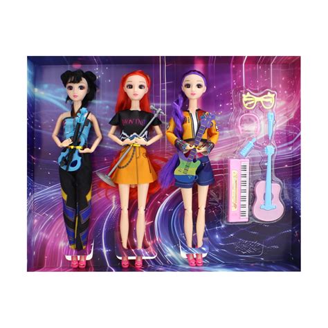 Bar Bie Fashion Doll With Blonde Hair Removable Skirt Accessories