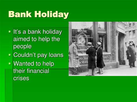 PPT - United States Bank Holiday of 1933 PowerPoint Presentation, free ...