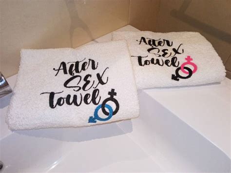 After Sex Towel Bath Set 2 For Him And Her Etsy Uk