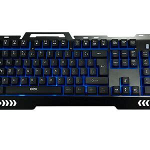 Teclado Gamer Multilaser Warrior Ragnar Superficie Em Metal Tc