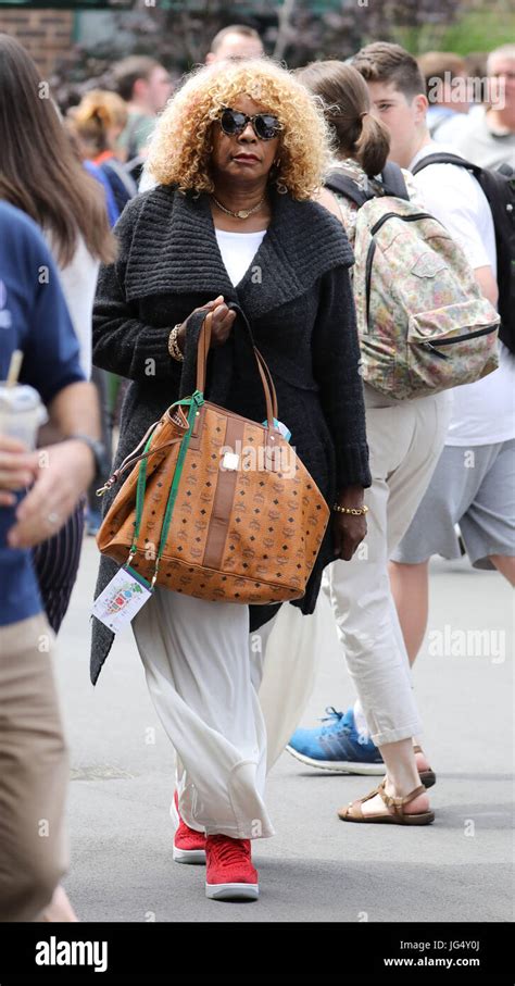 Oracene Price, mother of Venus and Serena Williams, during day one of ...