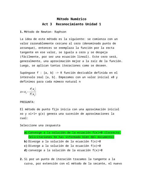 DOCX Act 3 Reconocimiento Unidad 1 Metodo Numerico PDFSLIDE NET