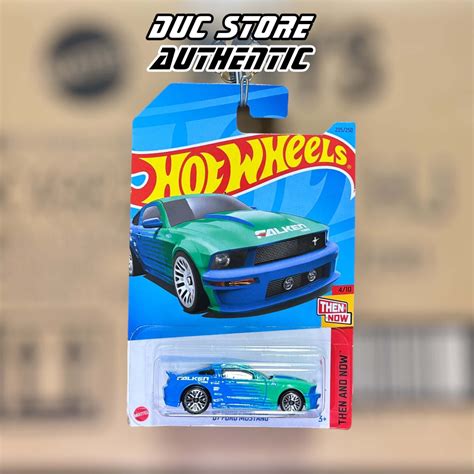 Ducstore Xe M H Nh Hkj Hot Wheels Falken Ford Mustang Blue Shopee Vi T Nam
