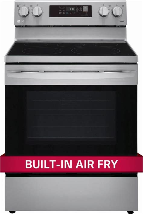 Lg 30 Free Standing Electric Convection Smart Range With Air Fry Lrel6323 Grand Appliance And Tv