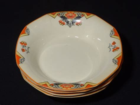 Set Of Alfred Meakin Marigold Balmoral Bone China Dessert Etsy