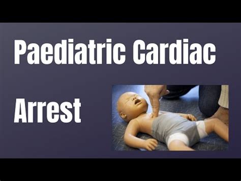 Pediatric Cardiac Arrest Algorithm Youtube