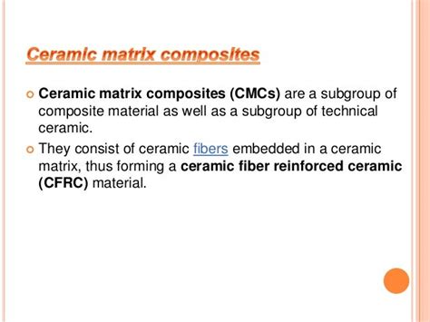 Ceramic matrix composite