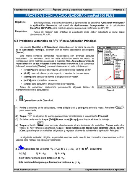 Lgebra Lineal Y Geometr A Anal Tica Operaciones