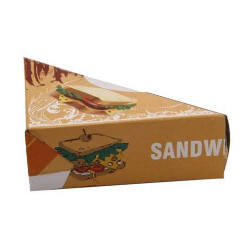 Printed Triangle Sandwich Boxes At Rs Piece Sandwich Boxes In