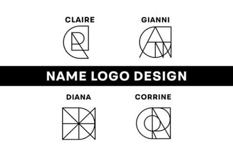 Minimalist Name Logo Design Legiit