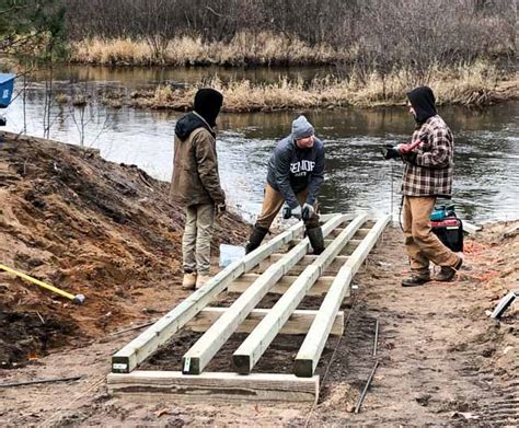 CCC Boat Ramp Construction - Hawkins Outfitters - Northern Michigan Fly ...