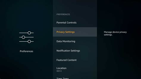 Fire Tv Privacy Settings Menu Aftvnews