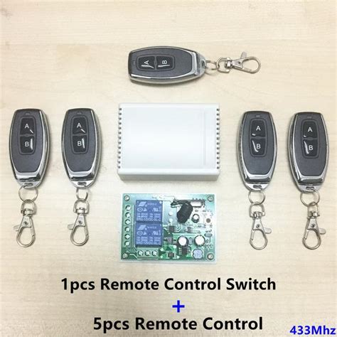 20pcs 433Mhz Universal Wireless Remote Control Switch AC 250V 110V 220V