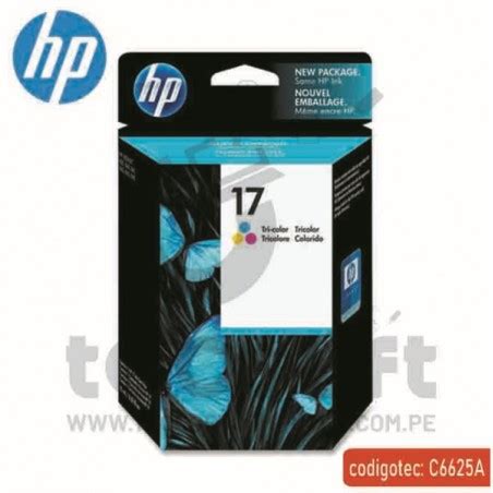 Cartucho De Tinta HP 17 Tricolor Original C6625A