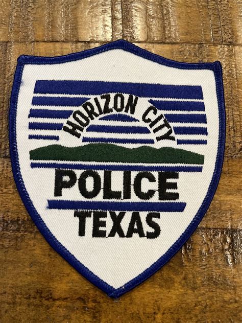 Horizon City Texas Tx Police Patch Ebay