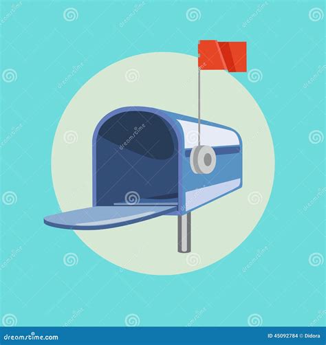 Mailbox Vector Flat