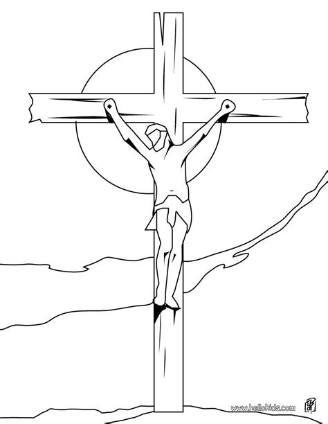 Desenhos Para Colorir De Desenho Do Jesus Crucificado Para Colorir Pt