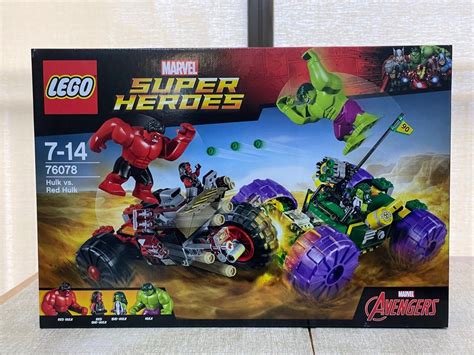 Hulk Vs Red Hulk 76078 LEGO MARVEL SUPERHEROES MARVEL New MISB SEALED BOX, Hobbies & Toys, Toys ...