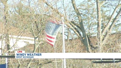 Winds Bring Down Tree Limbs Power Lines Across W Mich