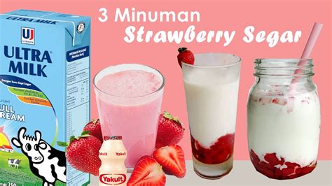 Cara Segar Menikmati Strawberry Susu Strawberry Korea Strawberry