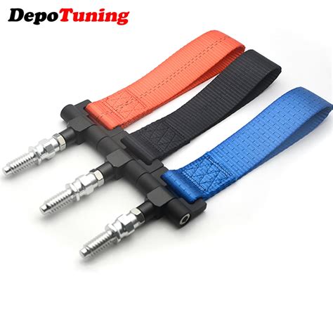 Depotuning Universal Racing Tow Strap Towing Hook Rope For Bmw European