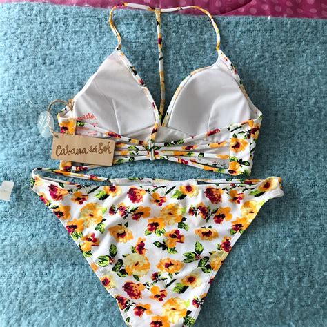 Bikini Cabana Del Sol Size Large New Piece Depop
