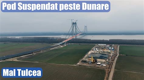 POD Suspendat Dunare Ep 218 Mal Tulcea Bloc Ancoraj Terasament