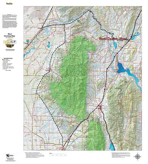 UT Mule Deer Habitat Unit Maps. - Hunt Data