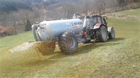 Epandage De Lisier Au Gaec Grimard Valtra N Et Tonne Lisier