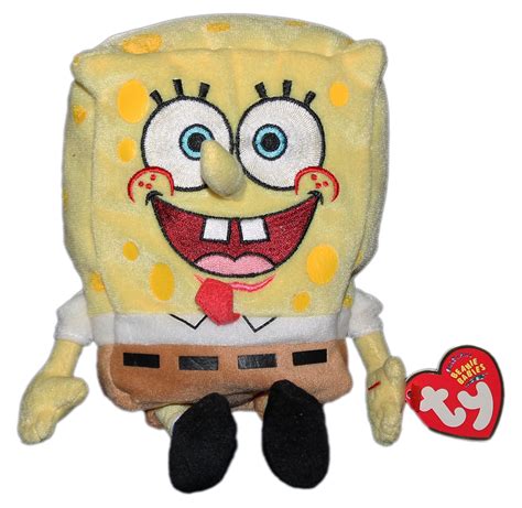 Ty Beanie Baby Spongebob Squarepants Stuffed Animal