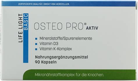 OSTEOpro Aktiv 90 Kaps Life Light VitalAbo Online Shop