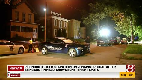 Richmond Indiana Police Officer Seara Burton Remains Critical After