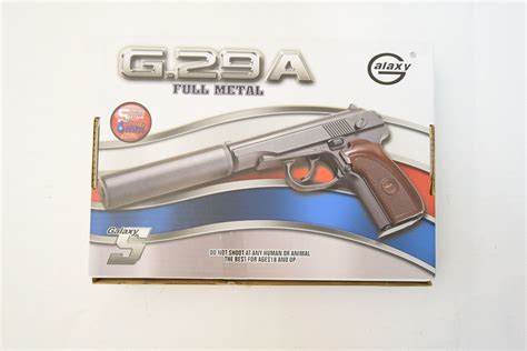 Страйкбольный пистолет Galaxy G.29A (ПМ) с глушителем – купить в Москве ...