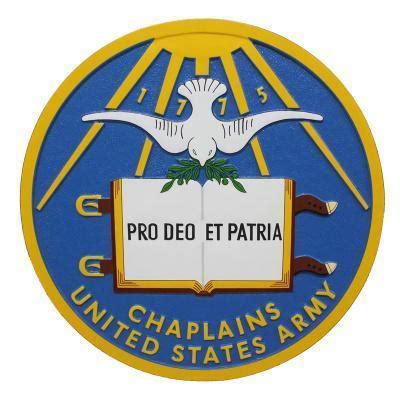 US Army Chaplain Corps Seal Plaque