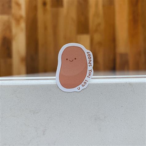 Positive Potato Motivational Sticker Sheet Etsy