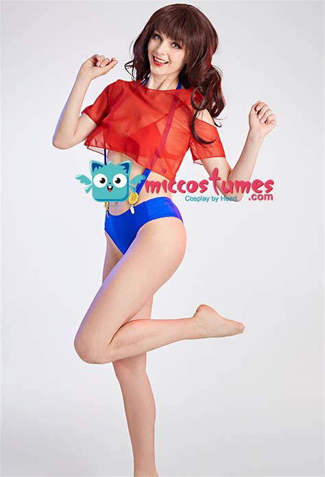Kawaii Mario Two Piece Bikini Set Women Swimsuit Bathing Suit Top Quality Swimwear For Sale