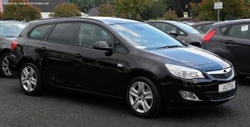 2010 2012 Opel Astra J Sports 1 6 Turbo 180 Hp Technical Specs