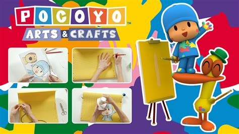 Pocoyo Arts Crafts Folder For School Back To School Youtube