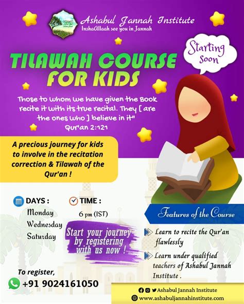 Tilawah Course for kids