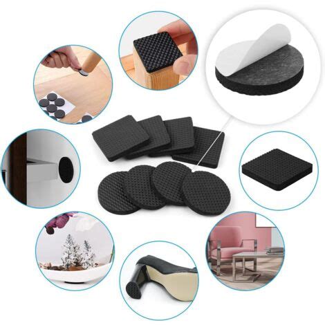 20 Piezas Almohadillas De Fieltro Autoadhesivas Protector Sillas Patas