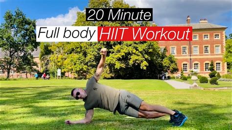 20 Minute Full Body Hiit Workout At Home No Equipment Youtube